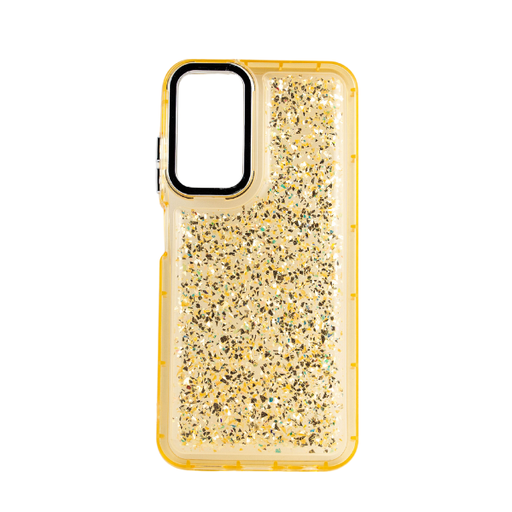 [840000013239] CARATULA BUBBLE BRILLOS SAMSUNG A05S ORO