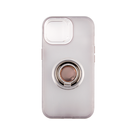 [840000013896] CARATULA BUMPER 3 EN 1 C/ANILLO IPHONE 15/14/13 HUMO
