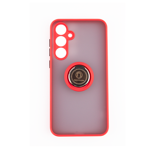 [840000013857] CARATULA BUMPER C/ANILLO SAMSUNG A35 ROJO