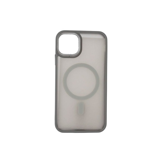 [840000014008] CARATULA BUMPER HUMO MAGSAFE IPHONE 11 GRIS