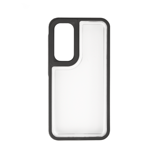 [840000013691] CARATULA BUMPER SAMSUNG A35 TRANSPARENTE/NEGRO