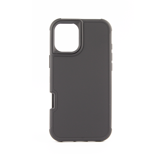 [840000013881] CARATULA COLOR FRAME IPHONE 16 PLUS NEGRA