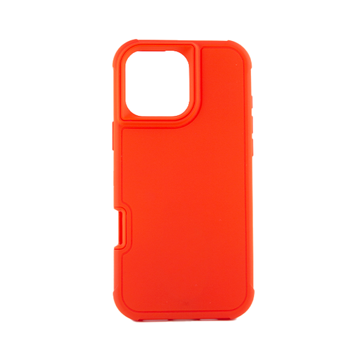 [840000013885] CARATULA COLOR FRAME IPHONE 16 PRO MAX ROJO