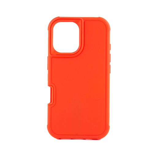 [840000013877] CARATULA COLOR FRAME IPHONE 16 ROJO