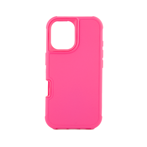 [840000013876] CARATULA COLOR FRAME IPHONE 16 ROSA