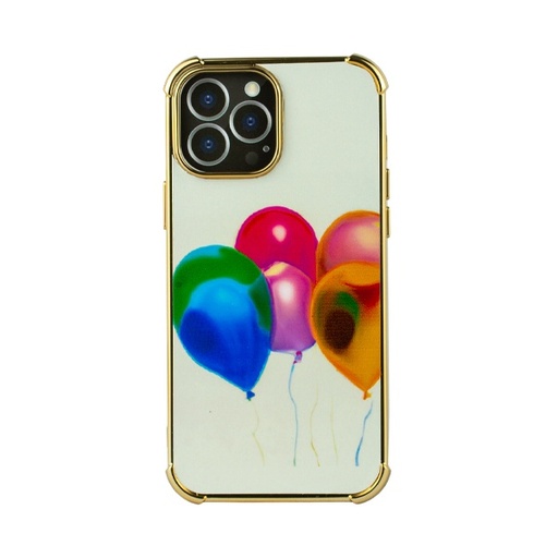 [840000012724] CARATULA DEVIA IPHONE 13 PRO MAX/12 PRO MAX DISENO GLOBOS GRANDES