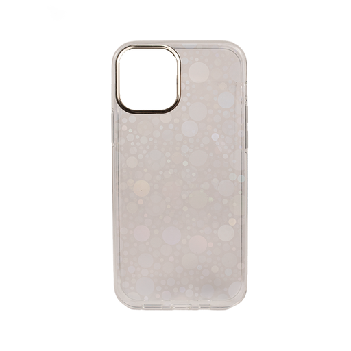 [842799593727] CARATULA GLAM BUBBLES IPHONE 12/12 PRO TRANSPARENTE
