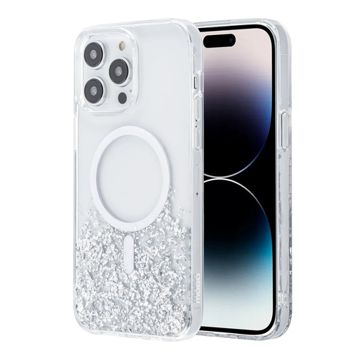 [842799586064] CARATULA GLAM STARS TRANSPARENTE IPHONE 14 PRO