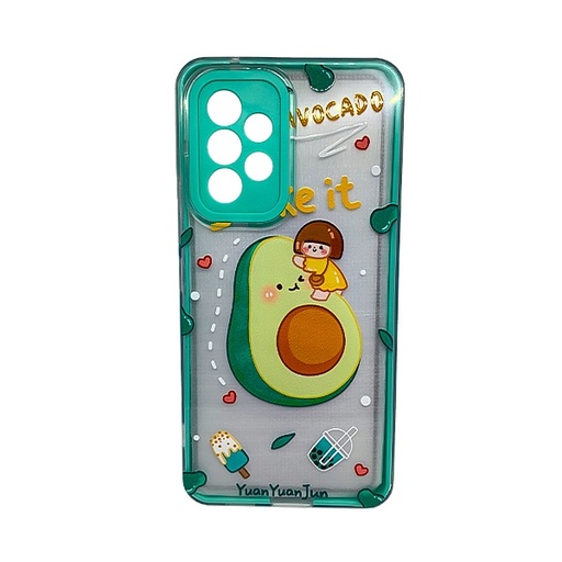 [840000012453] CARATULA GLITTER 2 EN 1 SAMSUNG A53 AGUACATE