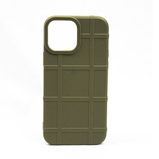[840000012641] CARATULA GRID IPHONE 14/13/12 PRO MAX VERDE MILITAR