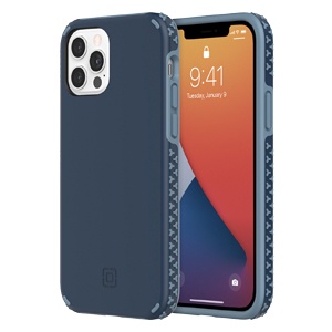 [191058124234] CARATULA GRIP IPHONE 12/12 PRO NAVY INCIPIO