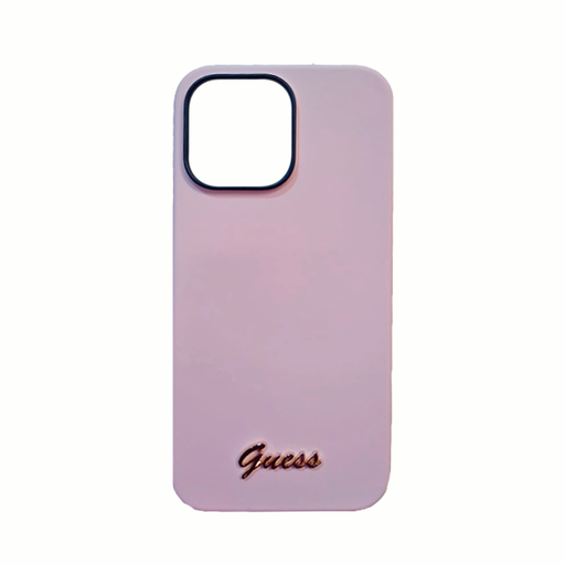 [3666339095031] CARATULA GUESS SILICON IPHONE 14/13/12 PRO MAX ROSA