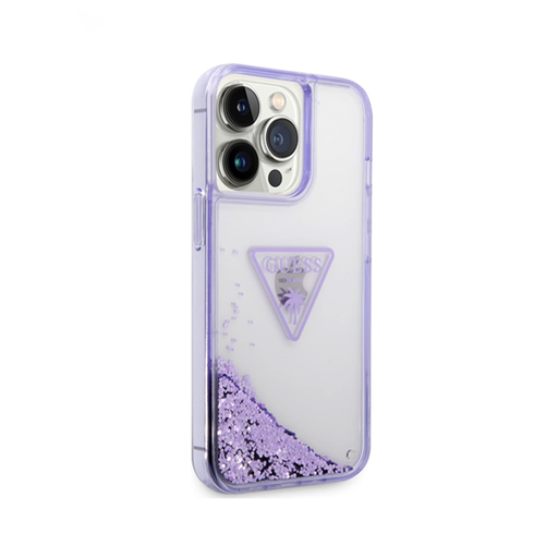 [3666339197001] CARATULA GUESS TRANSLUCENT TRIANGLE IPHONE 15 PRO MAX MORADO