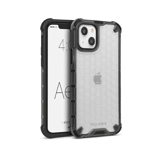 [842932186847] CARATULA HONEYCOMB IPHONE 14 PRO TRANSPARENTE 33-0350003