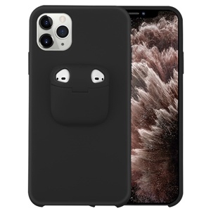 [885126636650] CARATULA IPHONE 11 PRO MAX C/ ESTUCHE AIRPODS NEGRA