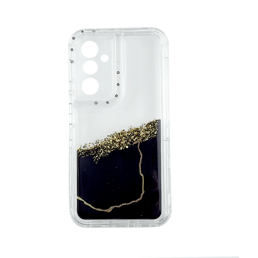 [840000013370] CARATULA KBOD 3 EN 1 SAMSUNG A54 ORO/NEGRA