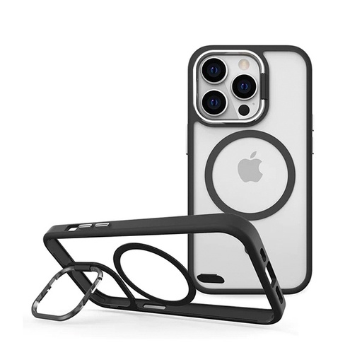 [810023953487] CARATULA KICKLT + MAG IPHONE 14/13/12 PRO MAX NEGRA PRODIGEE