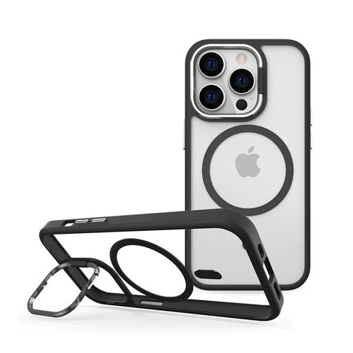 [810023955214] CARATULA KICKLT + MAG IPHONE 15 PRO BLACK PRODIGEE