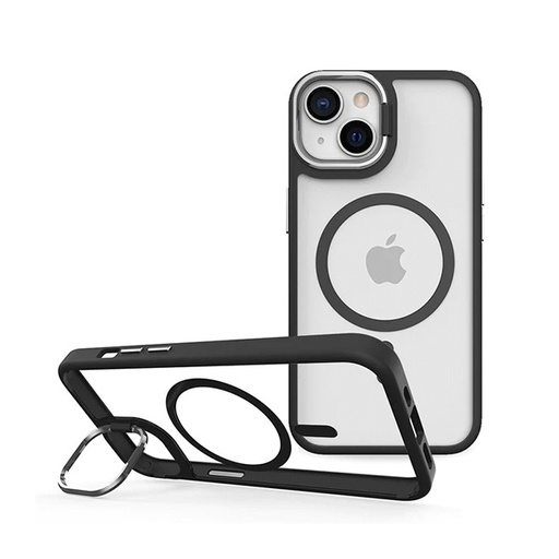 [810023953463] CARATULA KICKLT + MAG IPHONE 15/14 PLUS NEGRA PRODIGEE