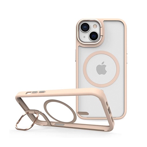 [810023953470] CARATULA KICKLT + MAG IPHONE 15/14 PLUS ROSE PRODIGEE