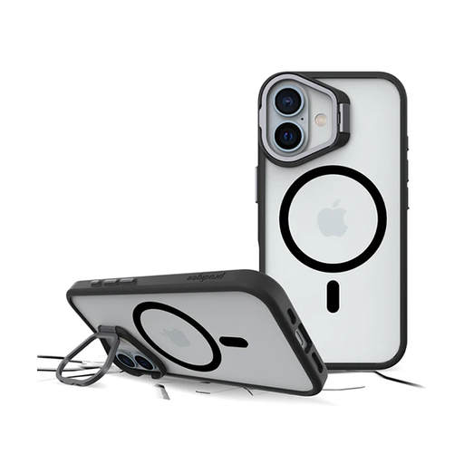 [810023956730] CARATULA KICKLT + MAG IPHONE 16 NEGRA PRODIGEE