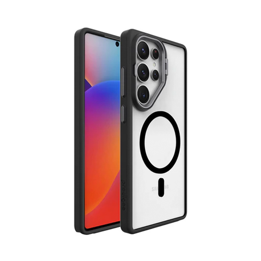[SGS25U-KICK-BLK] CARATULA KICKLT + MAG SAMSUNG S25 ULTRA NEGRA PRODIGEE