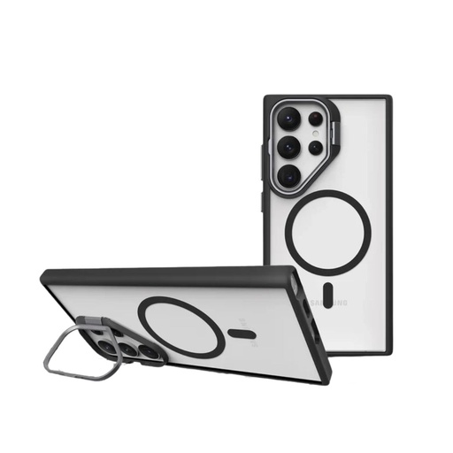 [SGS24-KICK-BLK] CARATULA KICKLT + MAG SAMSUNG S25/S24 NEGRA PRODIGEE