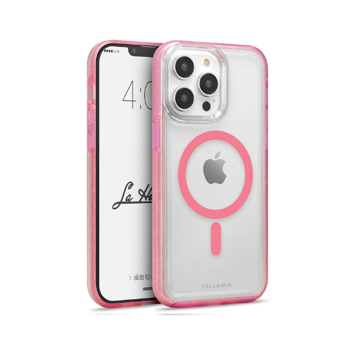 [842932194187] CARATULA LA HORNET GLITTER MAGSAFE IPHONE 13 PRO MAX ROSA 34-0020004R