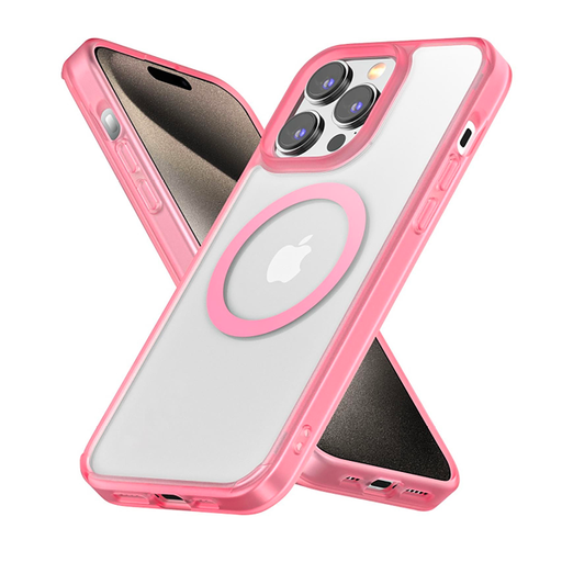 [885126737463] CARATULA LUNAR MAGSAFE IPHONE 15 PRO MAX ROSE MYBAT PRO