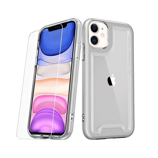 [885126649506] CARATULA LUX IPHONE 11 PLATA MYBAT PRO