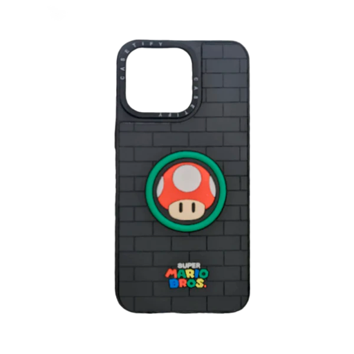 [840000013669] CARATULA MARCAS 3D TOAD MARIO BROS IPHONE 15 PRO