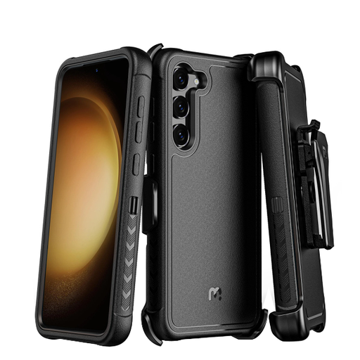 [885126714464] CARATULA MAVERICK CON CLIP SAMSUNG S23 NEGRA MYBAT PRO