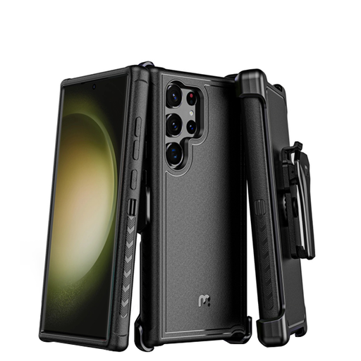 [885126729123] CARATULA MAVERICK CON CLIP SAMSUNG S23 ULTRA NEGRA MYBAT PRO