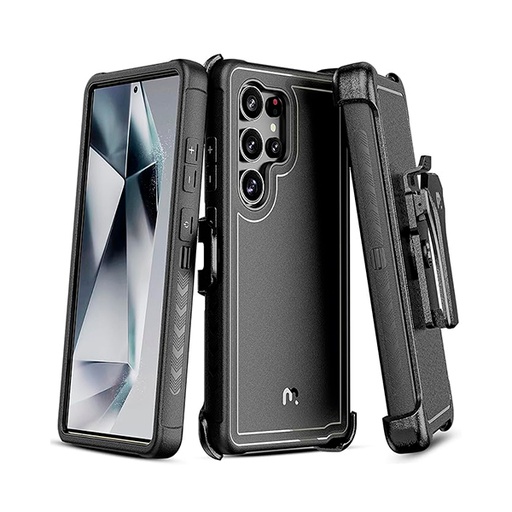 [885126760256] CARATULA MAVERICK CON CLIP SAMSUNG S25 ULTRA NEGRA MYBAT PRO