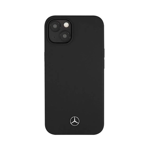 [190993185218] CARATULA MERCEDES BENZ SILICON NEGRO IPHONE 15/14 PLUS