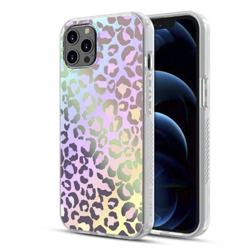 [885126694841] CARATULA MOOD IPHONE 12/12 PRO HOLOGRAPHIC LEOPARD MYBAT PRO