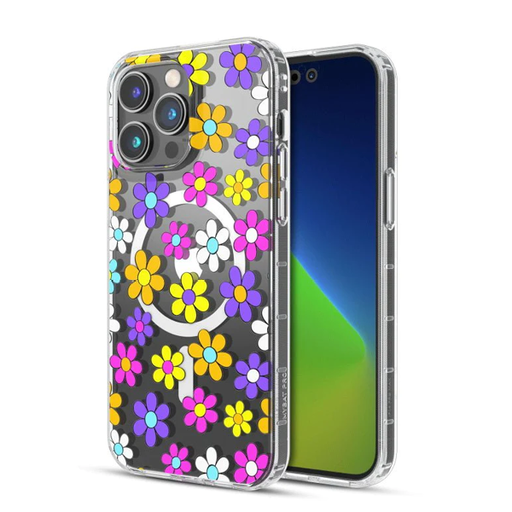 [885126708470] CARATULA MOOD MAGSAFE IPHONE 14/13/12 PRO MAX MULTI COLOR DAISY MYBAT PRO