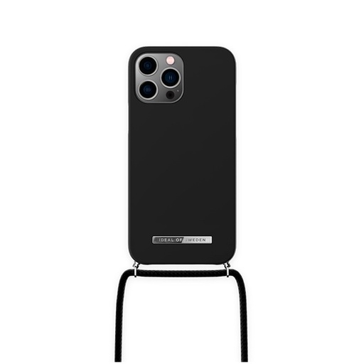 [840046657826] CARATULA NECKLACE CASE IPHONE 12/12 PRO ULTRA BLACK ID OF SW