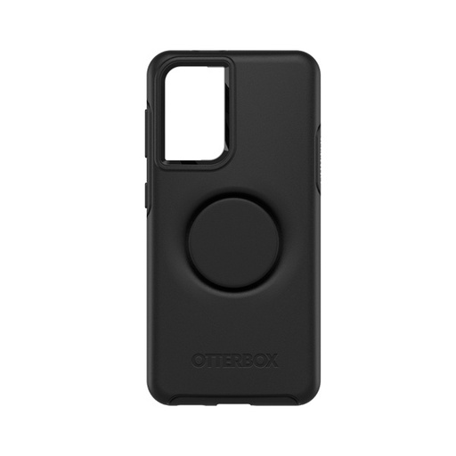 [840104244227] CARATULA ORIGINAL SAMSUNG S21 ULTRA NEGRA SYMMETRY OTTER-POP