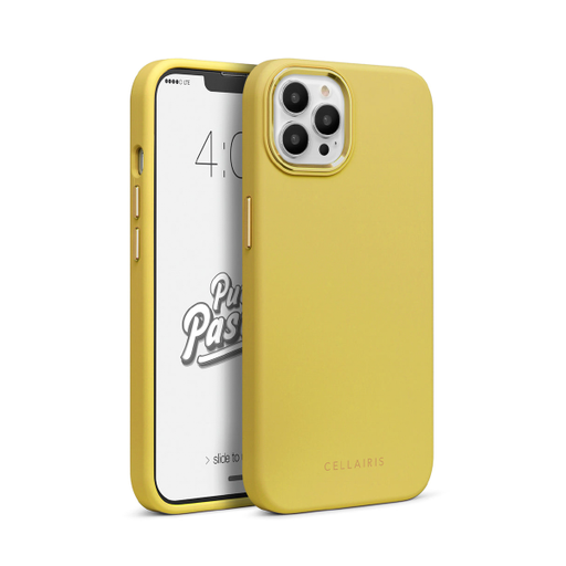 [842932189640] CARATULA PUFF PASTRY MAGSAFE IPHONE 14/13/12 PRO MAX AMARILLA 84-0053016