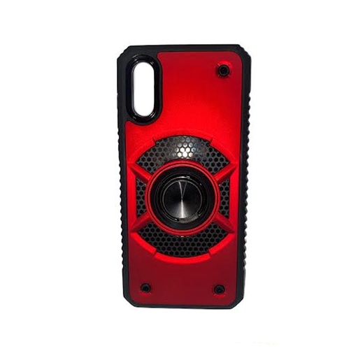 [840000011894] CARATULA ROBOT CON ANILLO SAMSUNG A02 ROJA