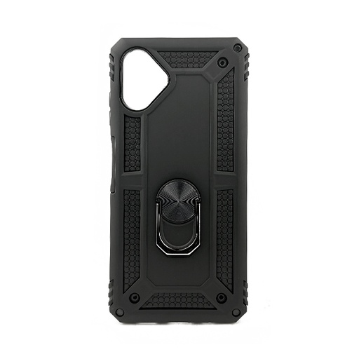 [840000014131] CARATULA ROBOT CON ANILLO SAMSUNG A06 NEGRA