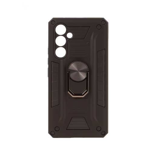 [840000013543] CARATULA ROBOT CON ANILLO SAMSUNG A55 NEGRA