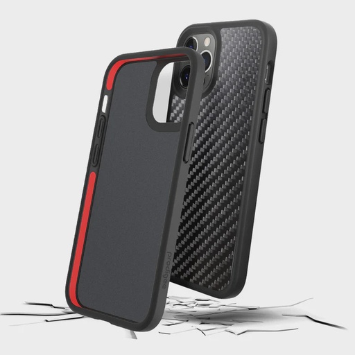 [810023951766] CARATULA SAFETEE CARBON IPHONE 12/12 PRO NEGRA PRODIGEE