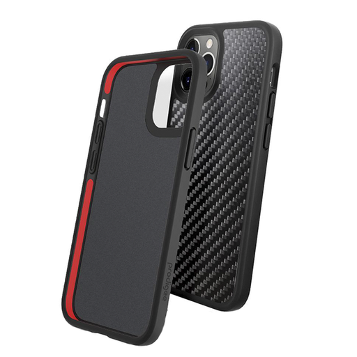 [810023952688] CARATULA SAFETEE CARBON IPHONE 13 PRO MAX/12 PRO MAX NEGRA PRODIGEE