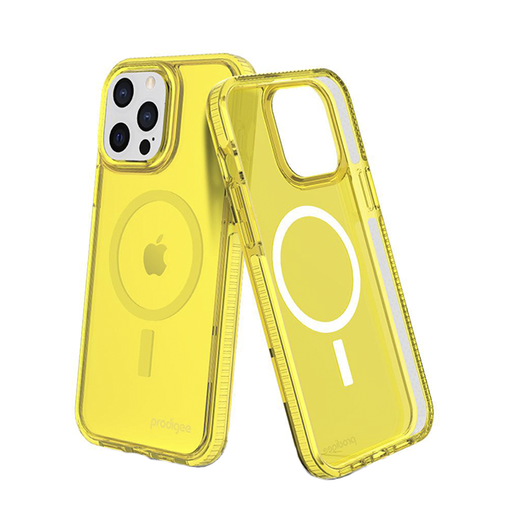 [810023952732] CARATULA SAFETEE NEO + MAG IPHONE 14/13 AMARILLA PRODIGEE