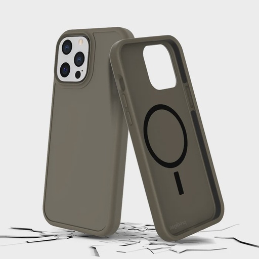 [810023952411] CARATULA SAFETEE SMOOTH + MAG IPHONE 13 PRO ARMY GREEN PRODIGEE