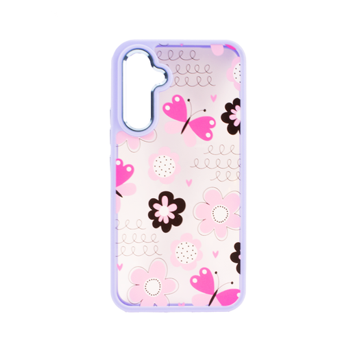 [840000013502] CARATULA SAMSUNG A54 DISENO LILA/FLORES
