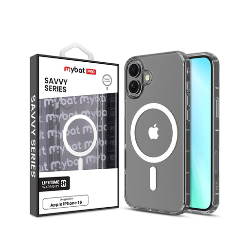 [885126755337] CARATULA SAVVY IPHONE 16 CRISTAL CLEAR MYBAT PRO