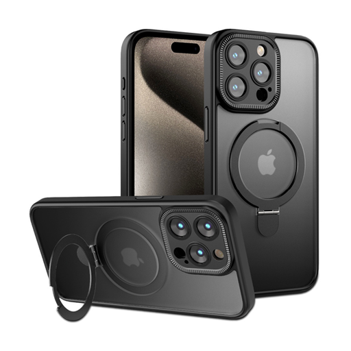 [885126740678] CARATULA SHADE MAGSAFE RING STAND IPHONE 15 PRO MAX BLACK MYBAT PRO